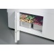 Vitrina frigorifica Forcar G-ER200GSS, capacitate 130 l, refrigerare statica, temperatura +2°C / +8°C, argintie