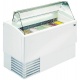 Vitrina frigorifica Forcar G-ER200GSS, capacitate 130 l, refrigerare statica, temperatura +2°C / +8°C, argintie