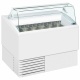 Vitrina frigorifica Forcar G-ER200GSS, capacitate 130 l, refrigerare statica, temperatura +2°C / +8°C, argintie