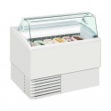 Vitrina frigorifica gelaterie ISA Isetta ST 6R, inaltime 117cm, cu unitate condensare cu aer, temperatura -20/+2°C