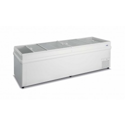 Vitrina frigorifica orizontala pentru market ISA Kos RV TB/TN, HxL 94x150cm, cu unitate condensare inclusa cu aer, -18+10°C