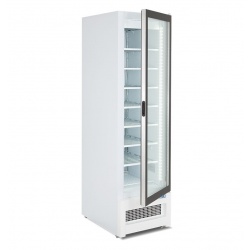 Vitrina frigorifica Forcar G-ER200GSS, capacitate 130 l, refrigerare statica, temperatura +2°C / +8°C, argintie