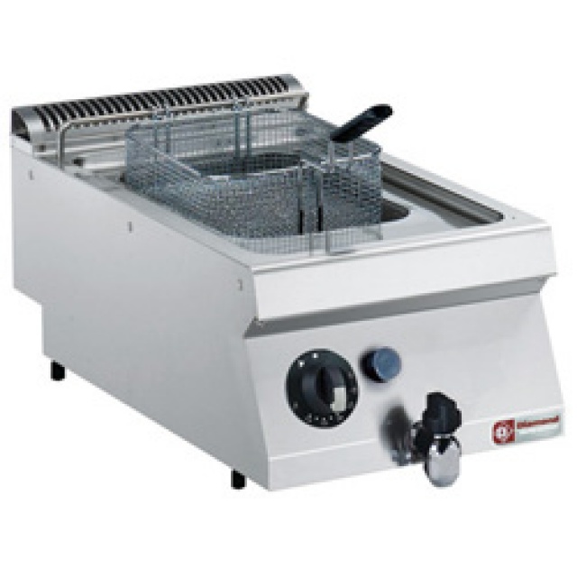 Friteuza DIAMOND G17/F74T-N,gaz, bazin in "Y" 7 litri, arzatoare exterioare