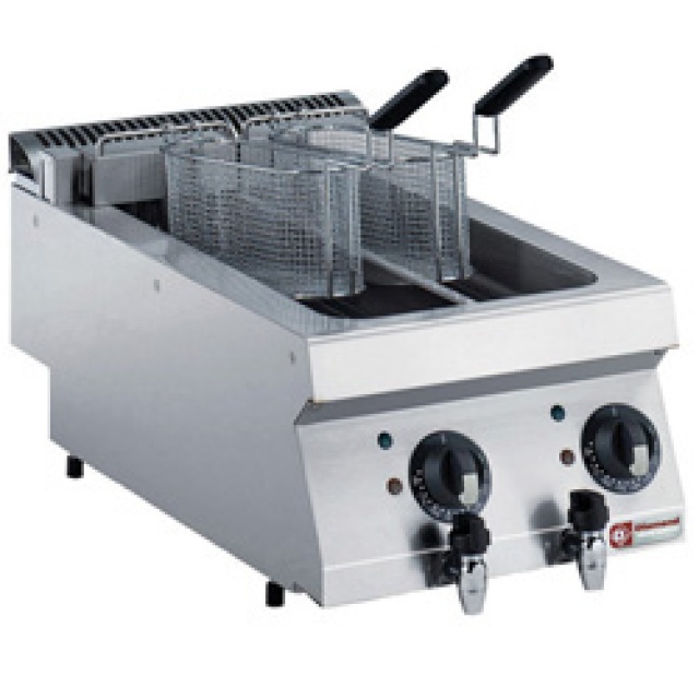 Friteuza DIAMOND E17/F2V54T-230/3--N,electric, 2 bazine de 5 L