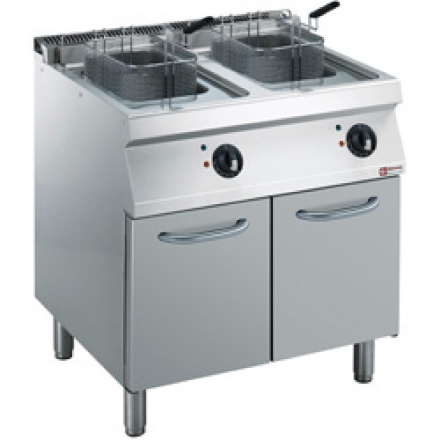 Friteuza DIAMOND E17/F28A8-N ,electrica 2x14 litri, dulap