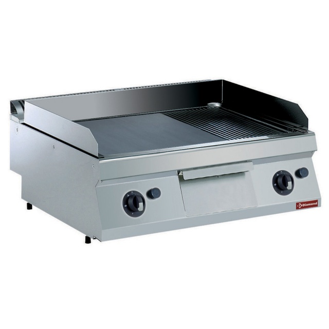 Masina de gatit DIAMOND G17/PM8T-NE,gaz, 2/3 neteda, 1/3 canelata