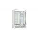 Vitrina frigorifica ISA Tornado RV TN/TN, caseta luminoasa, HxL 196x100cm, unitate condensare inclusa, temperatura -1+5°C, alb