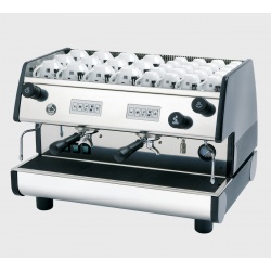 ESPRESSOR DE CAFEA LA PAVONI GAMA CAFE’ V, CU 2 GRUPURI, W700 - D522 - H510 MM, ARGINTIU