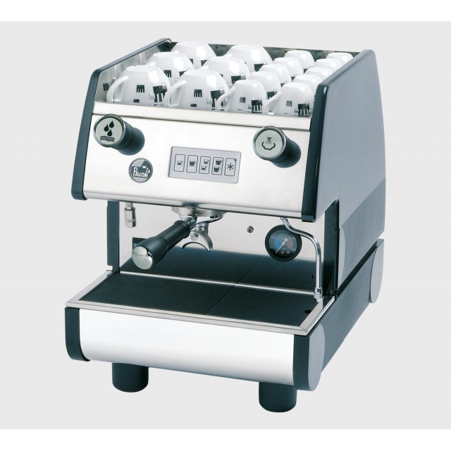 Automat de cafea Carimali Blue Dot 26, Display 4K, 1 rasnita cafea, rezervor de apa si conexiune directa la retea, negru