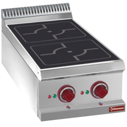Aragaz profesional DIAMOND E7/2ID4T,electric,2 zone de inductie