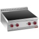 Aragaz profesional DIAMOND E7/4VC7T,electric,vitro ceramic,4 plite