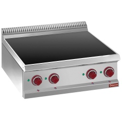 Aragaz profesional DIAMOND E7/4VC7T,electric,vitro ceramic,4 plite