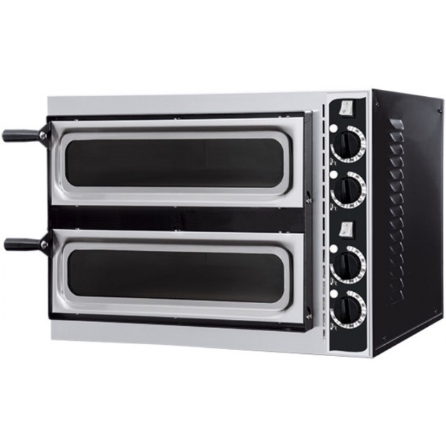 Cuptor electric PIZZA PRISMAFOOD BASIC 2/40 GLASS 4T Otel inoxidabil