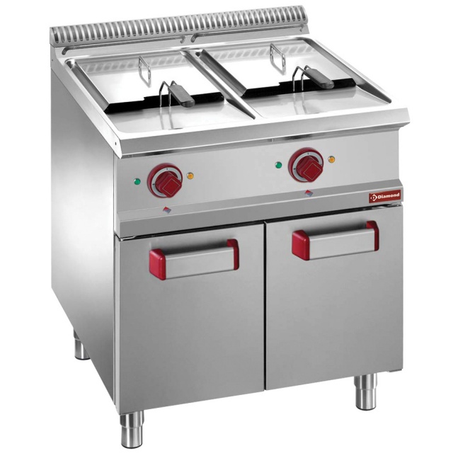 Friteuza profesionala DIAMOND E7/F26A7,electrica,2 rezervoare de 13 L