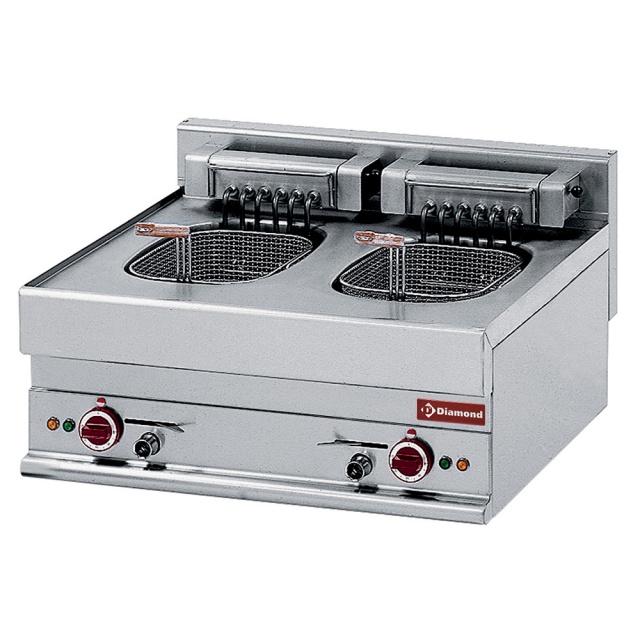 Friteuza electrica DIAMOND E65/F20-7T-230V/3-,2 bazine,10 litri