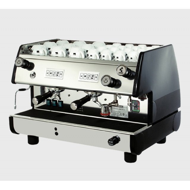 Automat de cafea Carimali Blue Dot 26, Display 4K, 1 rasnita cafea, rezervor de apa si conexiune directa la retea, negru