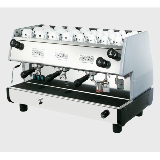 Automat de cafea Carimali Blue Dot 26, Display 4K, 1 rasnita cafea, rezervor de apa si conexiune directa la retea, negru