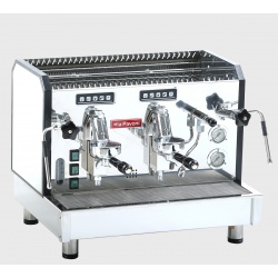 ESPRESSOR AUTOMAT PROFESIONAL LA PAVONI GAMA VASARI 2SV, CU 2 GRUPURI, W678 – D522 – H550 MM, ARGINTIU