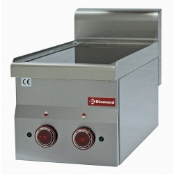 Aragaz profesional DIAMOND E60/2VC3T,vitroceramic,2 plite