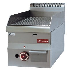 Masina de gatit DIAMOND G60/PR3T,gaz,placa cu nervuri,crom