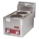 Aragaz profesional DIAMOND ES6/2PT-N,electrica,2 placi