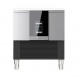 Vitrina frigorifica Cool Wise DC 368, capacitate 300 L, 1 zona de temperatura +1° ~ +10°C, negru