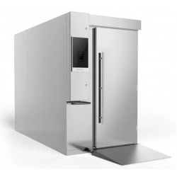 Vitrina frigorifica Cool Wise DC 368, capacitate 300 L, 1 zona de temperatura +1° ~ +10°C, negru