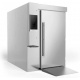 Camera frigorifica Polaris Genius GC402 STD pentru 4 carucioare, cu display cu touch, temperatura +85° -40° C, inox