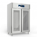Vitrina frigorifica Cool Wise DC 368, capacitate 300 L, 1 zona de temperatura +1° ~ +10°C, negru