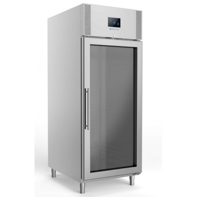 Vitrina frigorifica Cool Wise DC 368, capacitate 300 L, 1 zona de temperatura +1° ~ +10°C, negru