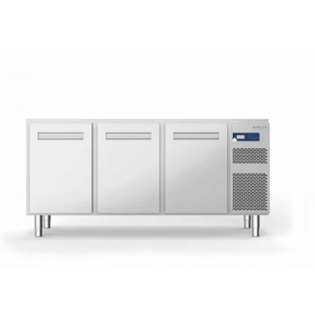 Masa rece Polaris Treco 21-03 H 660, fara unitate condensare, 256 litri, -2° +8°C, inox