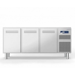 Masa rece Polaris Supreme 21-03 H 660, cu unitate condensare, 256 litri, -2° +8°C, inox