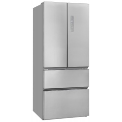 Side by Side Exquisit FD430-140-030E inoxlook, Frenchdoor, 431L, No Frost, Inox