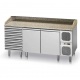 Masa rece pizza Polaris TP200Q cu rebord, 2 usi, blat marmura, capacitate 408 litri, temperatura +0°+10°C, inox Masa rece pizza Polaris TP200Q cu rebord, 2 usi, blat marmura, capacitate 408 litri, temperatura +0°+10°C, inox