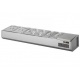 Vitrina frigorifica ingrediente Polaris VP 3014 N fara sticla, capacitate 40 litri, temperatura +0°+10°C, inox