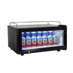 Frigider plat tip minibar GastroCool 240200 Negru