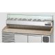 Vitrina frigorifica ingrediente Polaris VP 3014 Q, capacitate 40 litri, temperatura +2°+10°C, inox