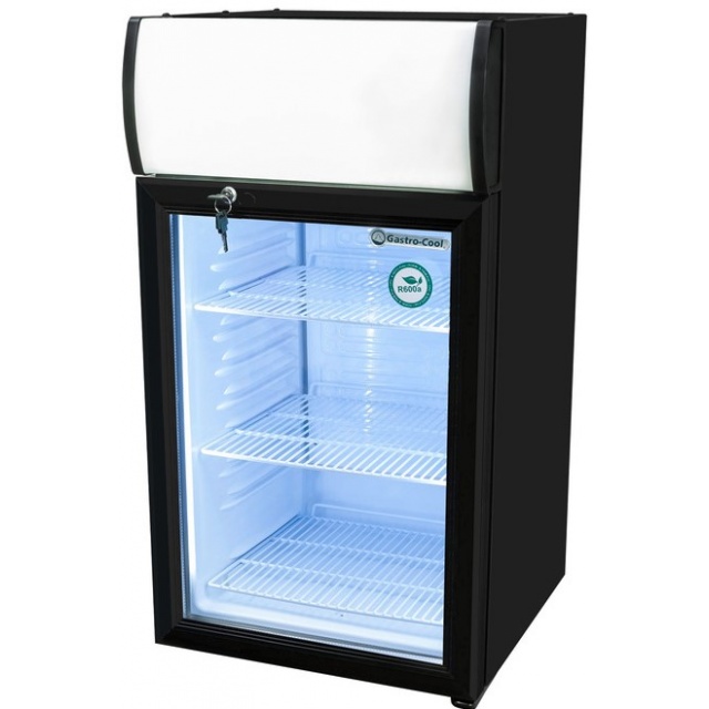 Frigider tip minibar GastroCool 102201 Usa de sticla