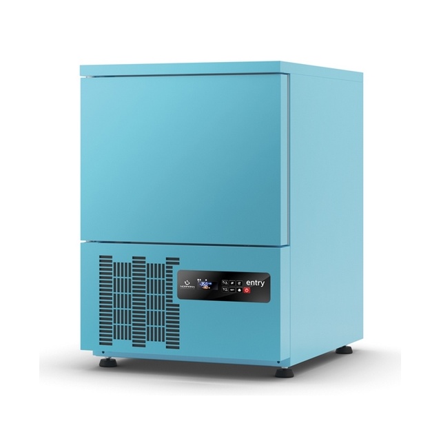 Abatitor Blast Chiller Normann Entry 2/3, capacitate 3 tavi, inaltime 64 cm, temperatura +3°-18°C, bleu