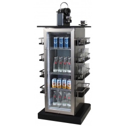 Frigider elegant pentru conferințe GastroCool 770801 8 rafturi suspendate