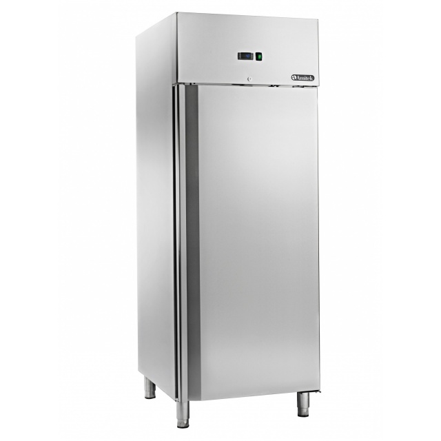 Frigider Profesional Amitek AK600TN, capacitate 535 litri, temperatura 0 °C / + 8 °C, inox