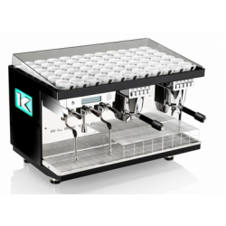 ESPRESSOR DE CAFEA PROFESIONAL ELEKTRA GAMA KUP, 2 GRUPURI, CAPACITATE 12 L, NEGRU MAT