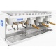 Automat de cafea Carimali Blue Dot 26, Display 4K, 1 rasnita cafea, rezervor de apa si conexiune directa la retea, negru