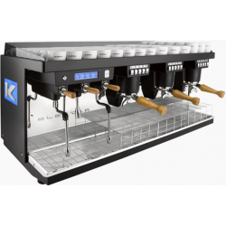 ESPRESSOR DE CAFEA PROFESIONAL ELEKTRA GAMA KUP, 3 GRUPURI, CAPACITATE 16 L, NEGRU MAT