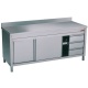 Masa inox DIAMOND TA167CDA/M,dulap cu usi glisante,3 sertare+margine Masa inox DIAMOND TA167CDA/M,dulap cu usi glisante,3 sertare+margine