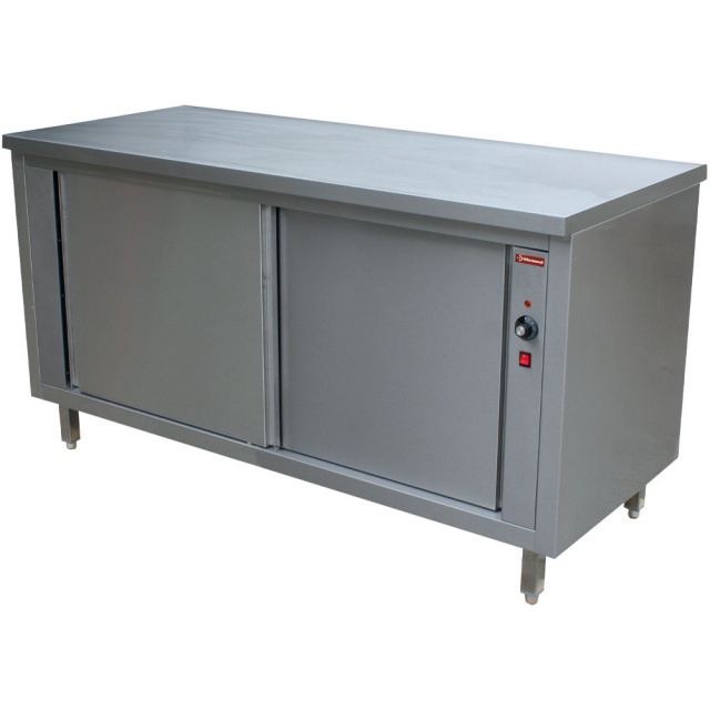 Masa inox DIAMOND TE207/B,dulap incalzit cu usi glisante