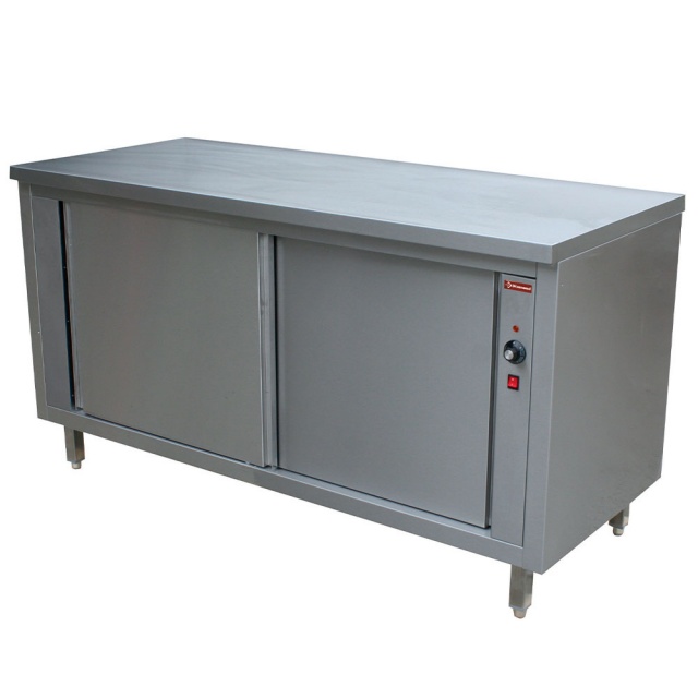 Masa inox DIAMOND TEP207/B,dulap incalzit cu usi glisante