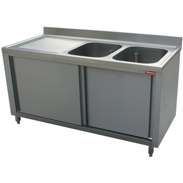 Masa rece ventilata DIAMOND DT131/R2A, 2 usi GN 1/1, 260 L