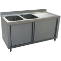 Masa rece ventilata DIAMOND DT131/R2A, 2 usi GN 1/1, 260 L