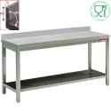 Masa inox de lucru DIAMOND TL1271A,cu raft inferior